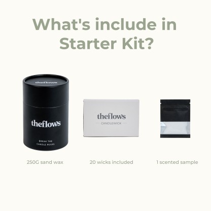 Unscented Violet Sand Candle Kit Theflows - image 6