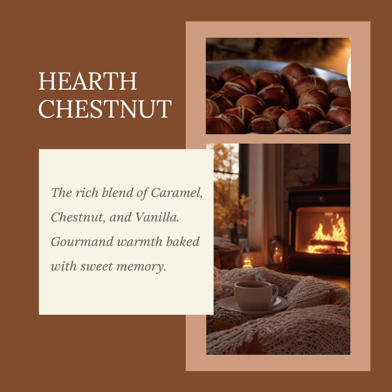 Hearth Chestnut – Scented Aromatherapy Sand Candle by TheFlows - image 2