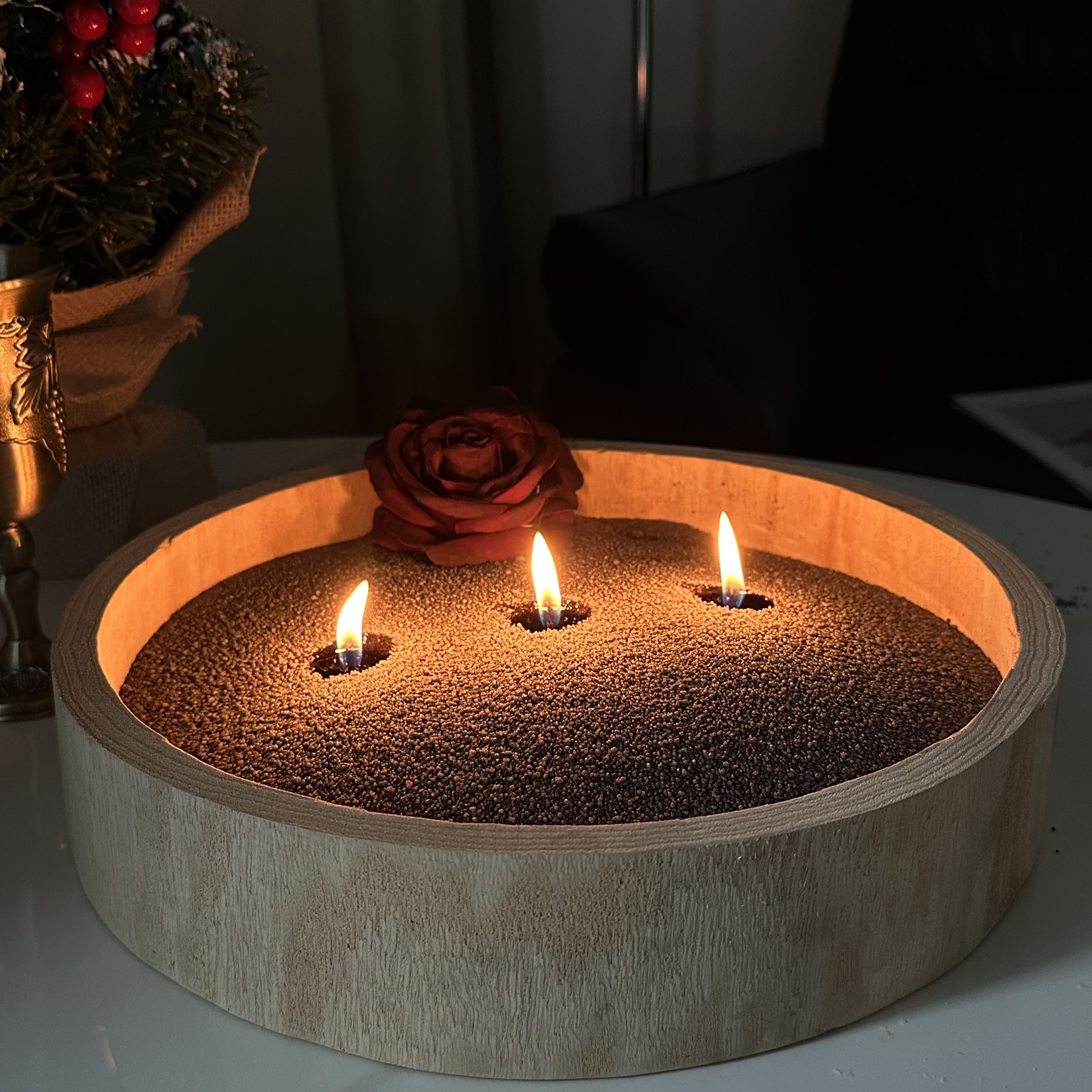 Unscented Black Sand Candle Kit Theflows - image 2