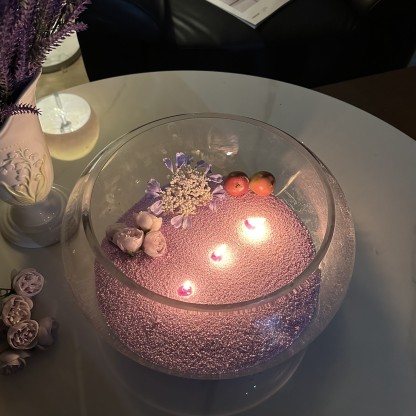 Unscented Violet Sand Candle Kit Theflows - image 3