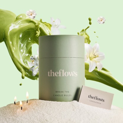 Verdant Trail – Scented Aromatherapy Sand Candle by TheFlows - 250g / 8.82 oz - Sand - image 1