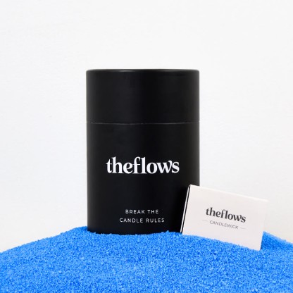 Unscented Dark Blue Sand Candle Kit Theflows - Dark Blue (Unscented) - 500g / 17.64 oz - image 1
