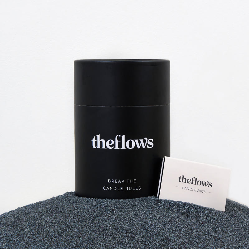 Unscented Black Sand Candle Kit Theflows - Black (Unscented) - 500g / 17.64 oz - image 1