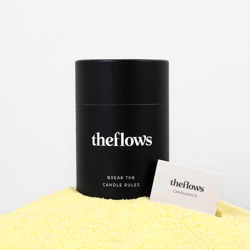 Unscented Light Yellow Sand Candle Kit Theflows - Light Yellow (Unscented) - 500g / 17.64 oz - image 1