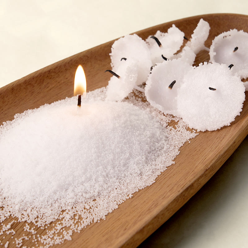 Unscented White Sand Candle Kit Theflows - image 4