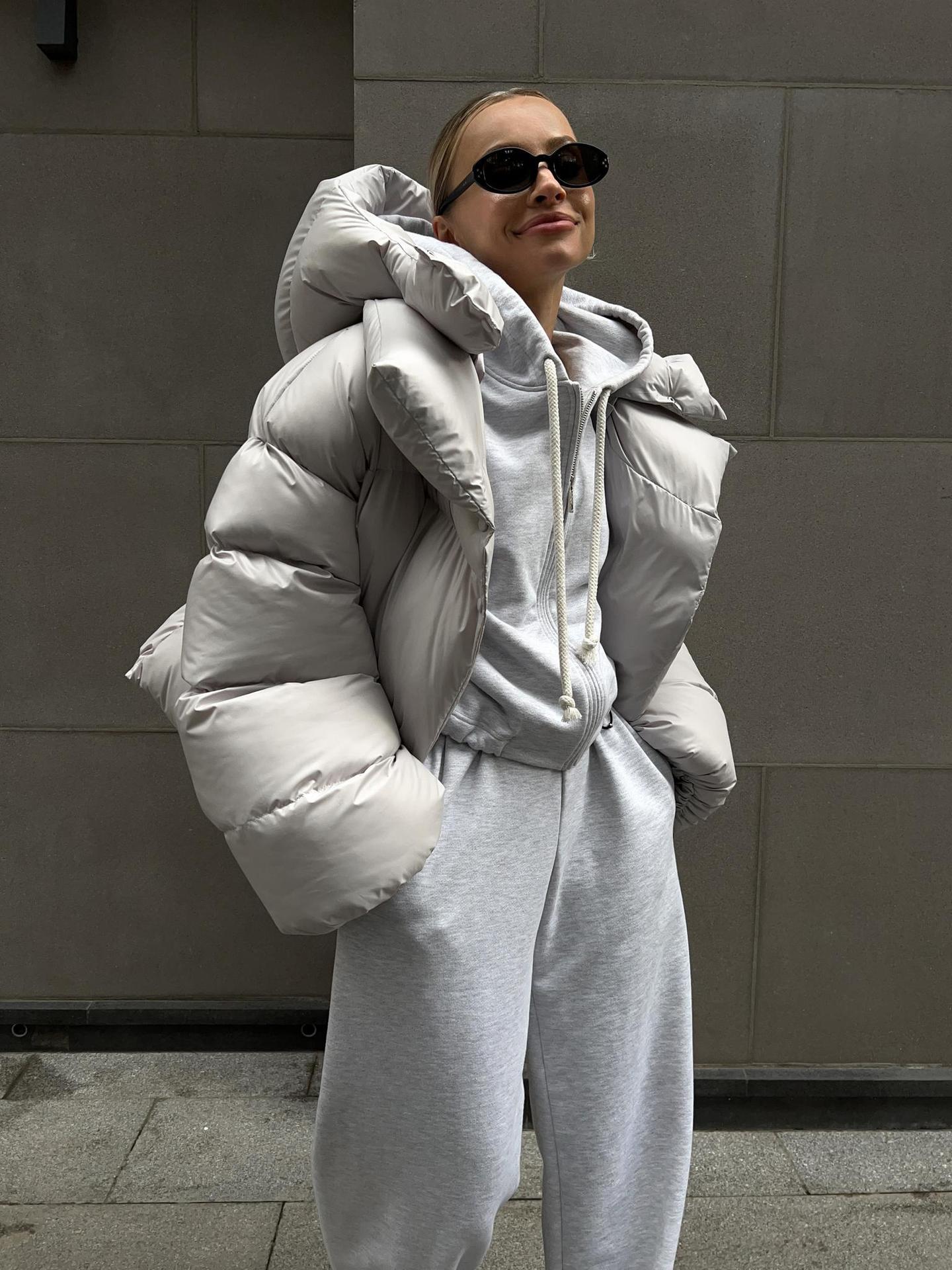 Personalized Street-Style Short Hooded Cotton Jacket
