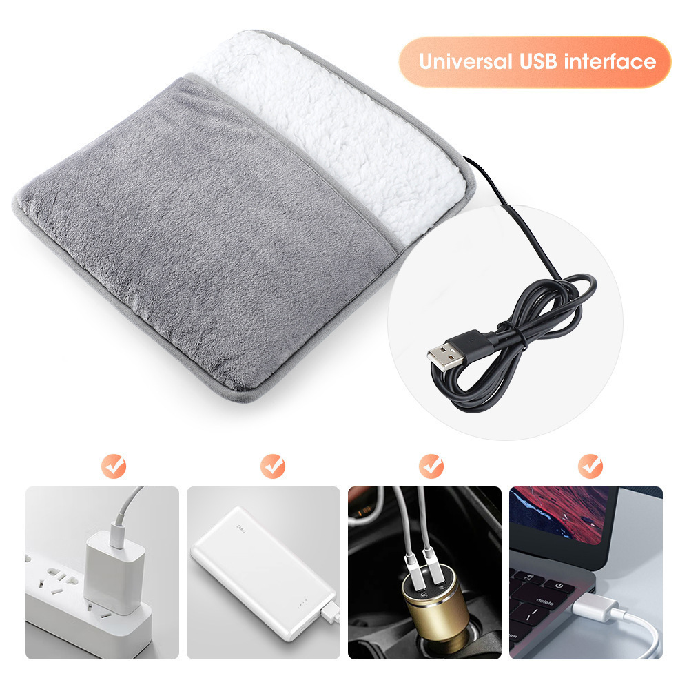 Foot warming artifact USB plug-in for heating