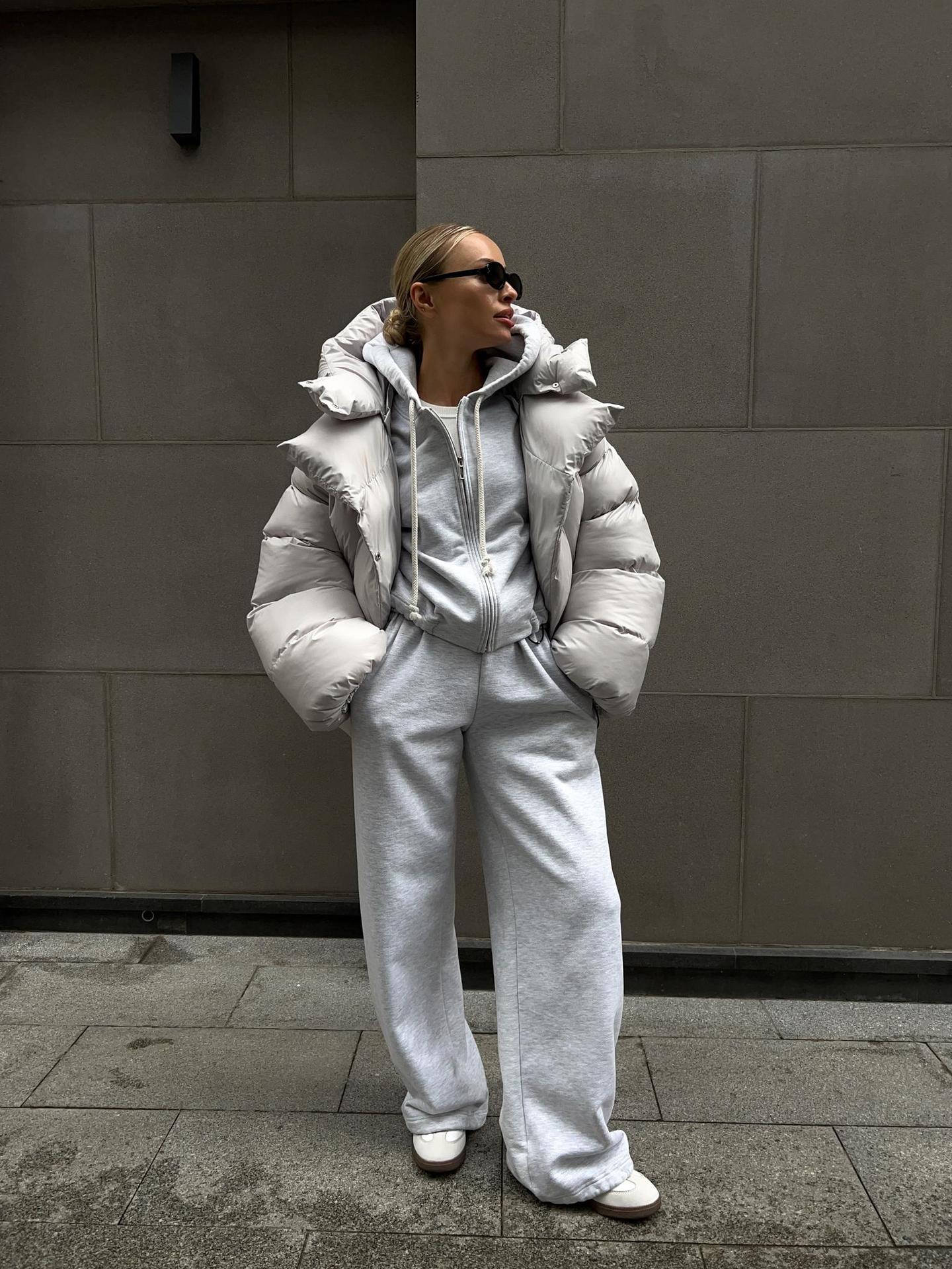 Personalized Street-Style Short Hooded Cotton Jacket