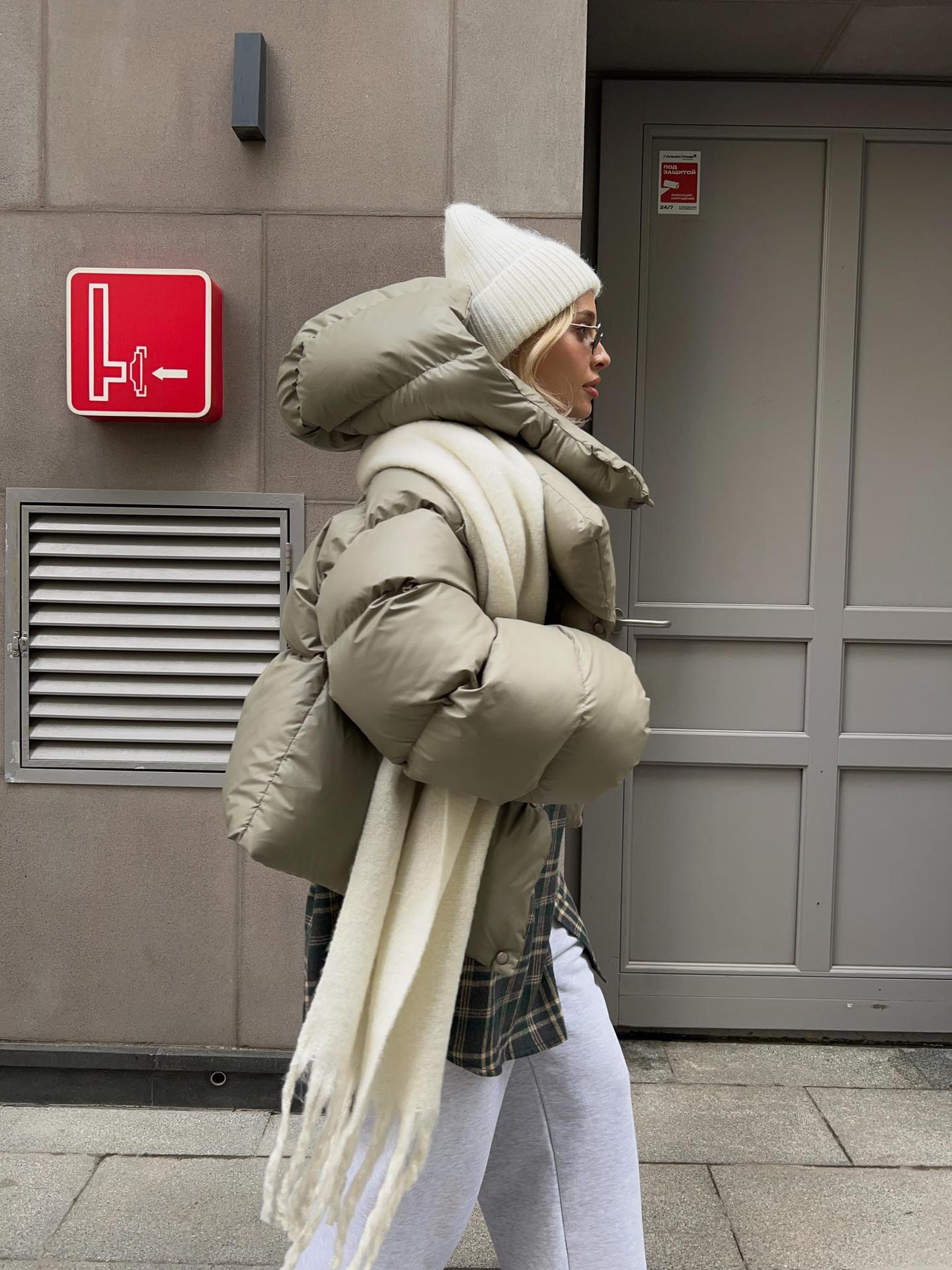 Personalized Street-Style Short Hooded Cotton Jacket
