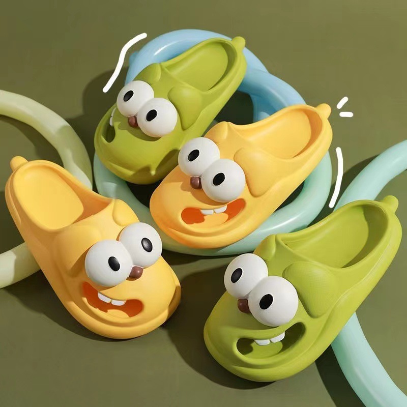 Cartoon Big-Eyed Dog Slippers
