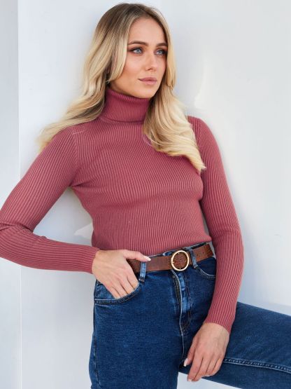 turtleneck knit undershirt