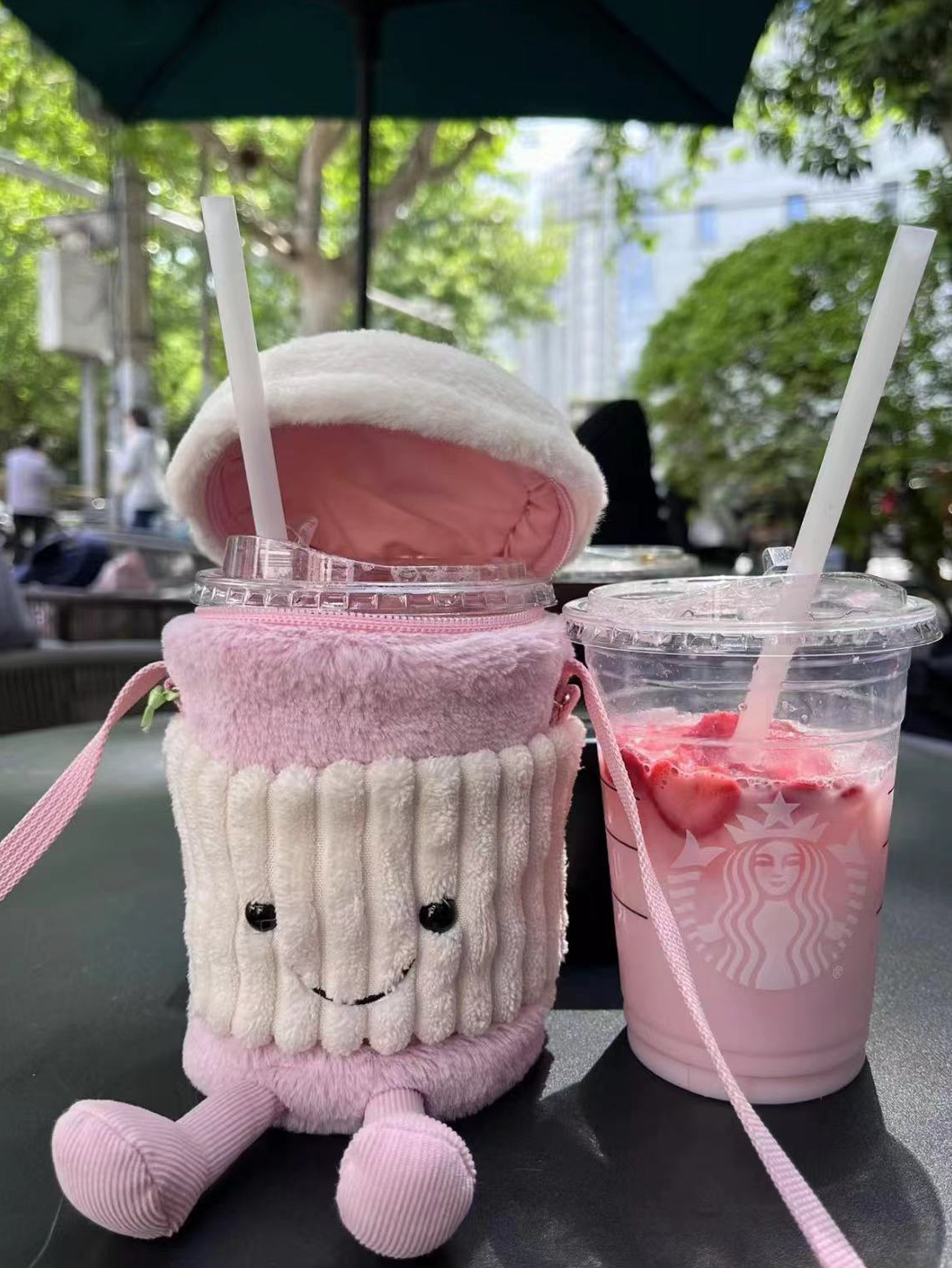 Cartoon Cup Sleeve Coffee Packet