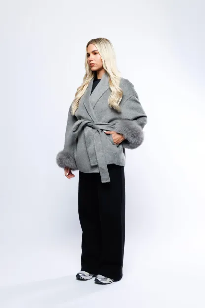 2025 New Autumn & Winter Fashion Casual Temperament Soft Loose Lapel Solid - Color Woolen Coat
