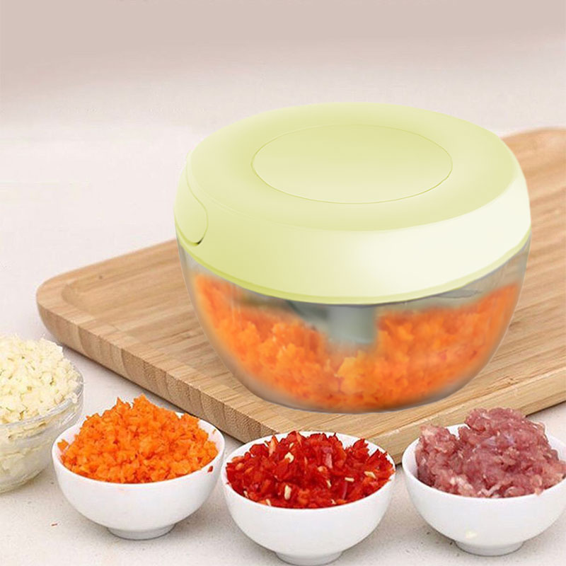 Hand Pulled Type Household Hand Powered Mixer for Garlic