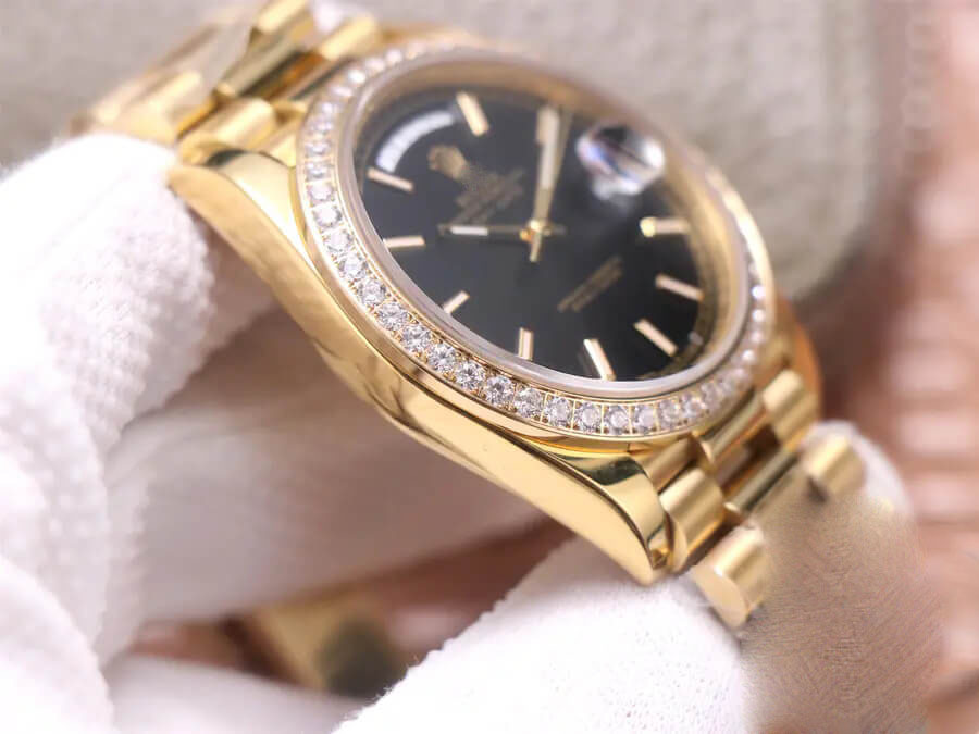 ROLEX DAY DATE 40MM EW FACTORY GOLD STRAP
