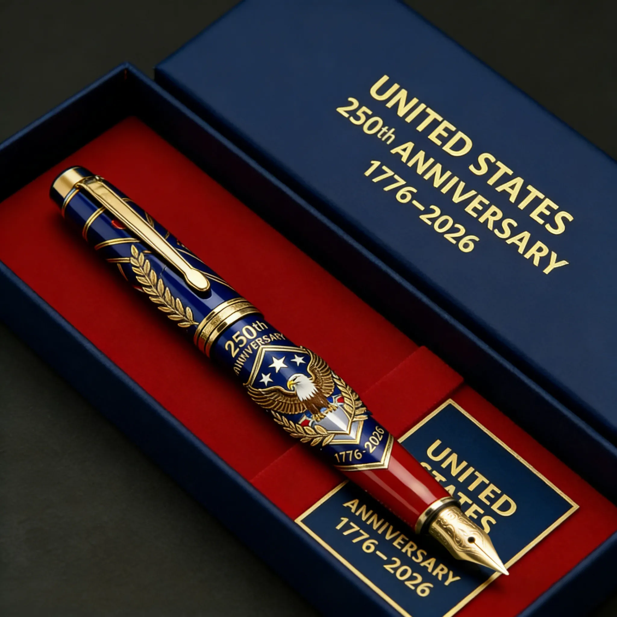 250th U.S. Anniversary Pen & Notebook Set