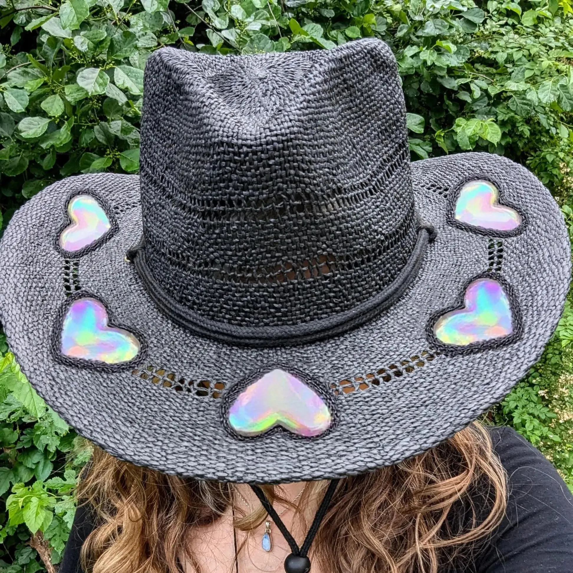 Last Day 50% OFF🔥Suncatcher Cowgirl Straw Prism Hat