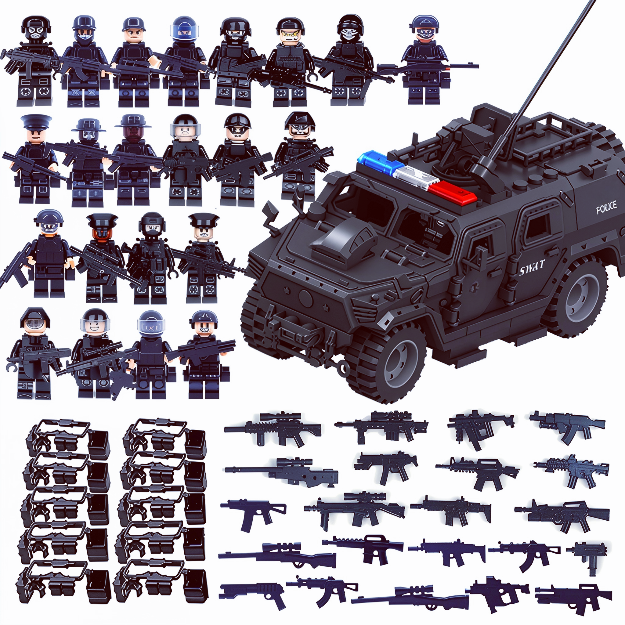 🚔🎄 SWAT Minifigure Advent Calendar