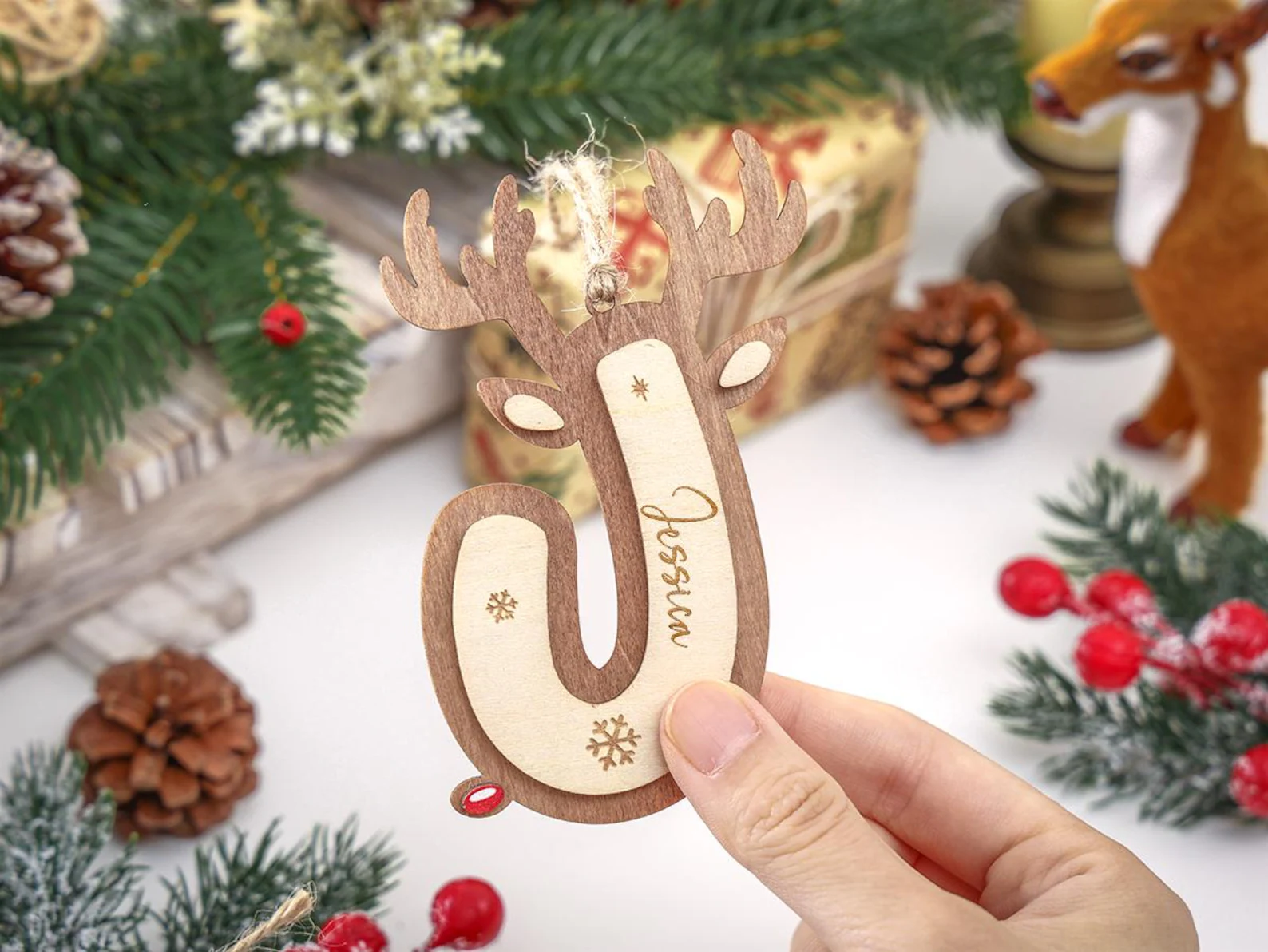 Christmas Letter Ornaments