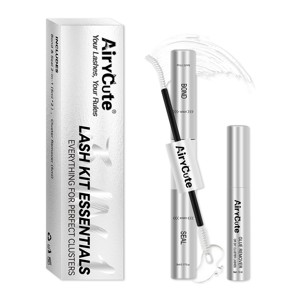 AiryCute 3 IN 1 Lash Kit Essentials (Clear Bond)