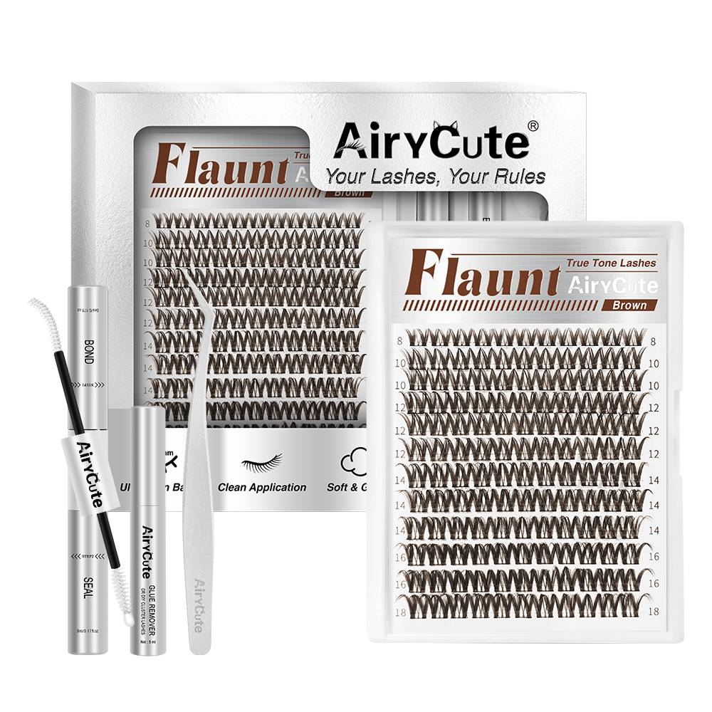Brown Flaunt | True Tone Lashes Collection Lash Kit