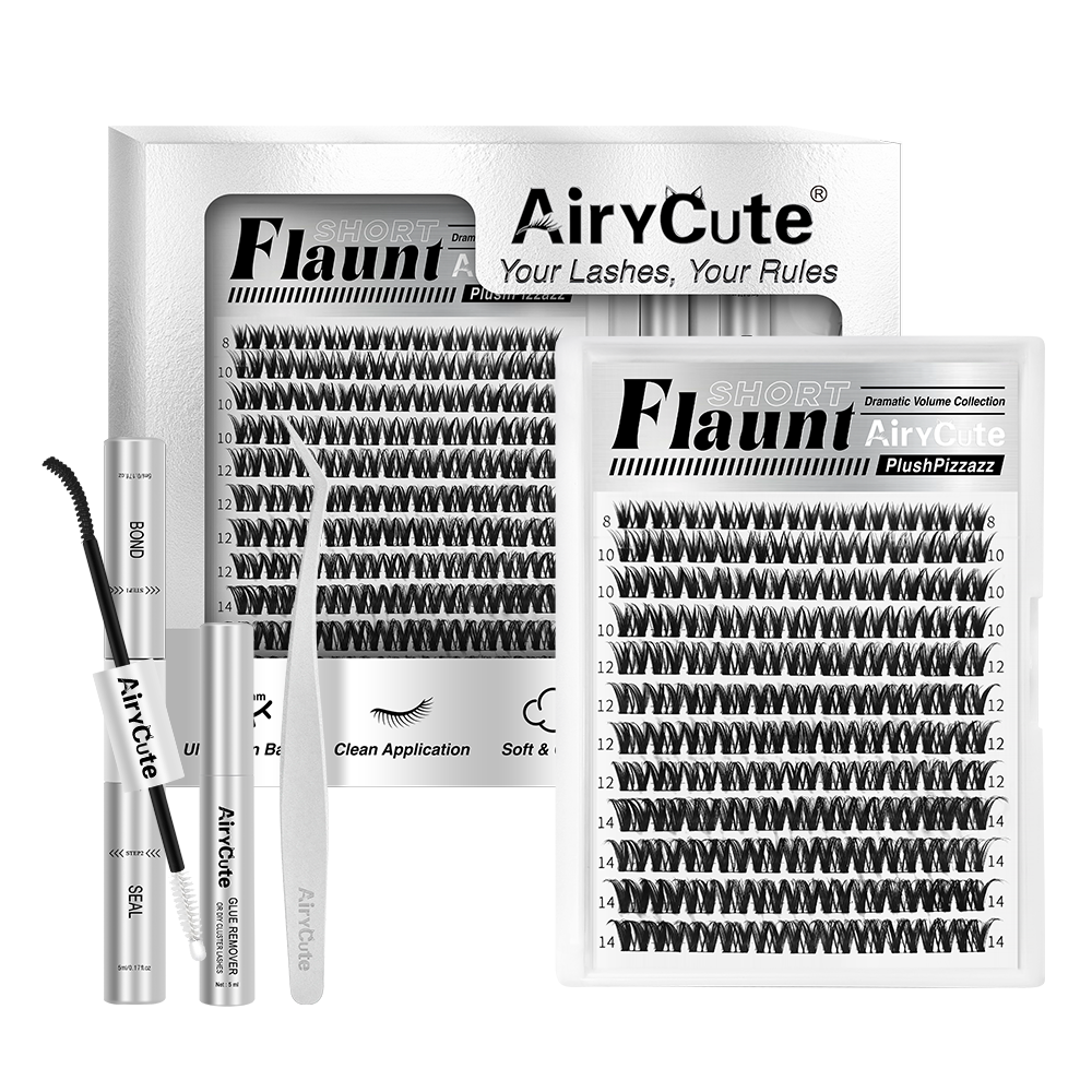 Flaunt | Dramatic Volume Collection Plush Pizzazz Lash Kit (short)
