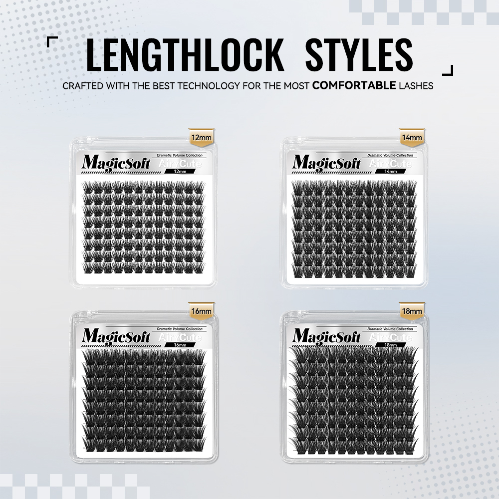 Magicsoft | Dramatic Volume Collection One Length Customized Lashes Only