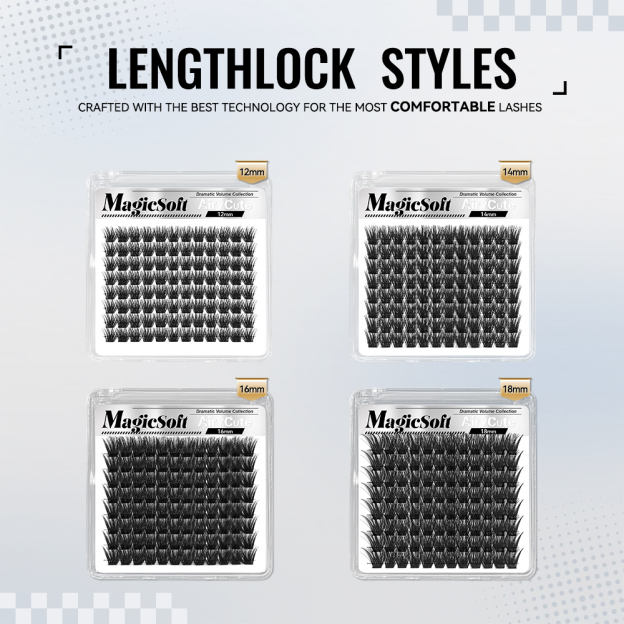 Magicsoft | Dramatic Volume Collection One Length Customized Lashes Only