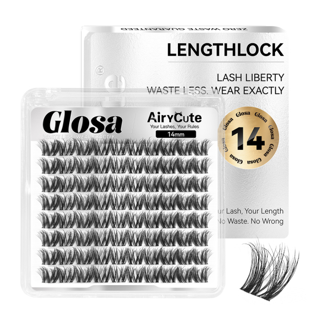 Glosa | Natural Daily Collection One Length Customized Lashes Only