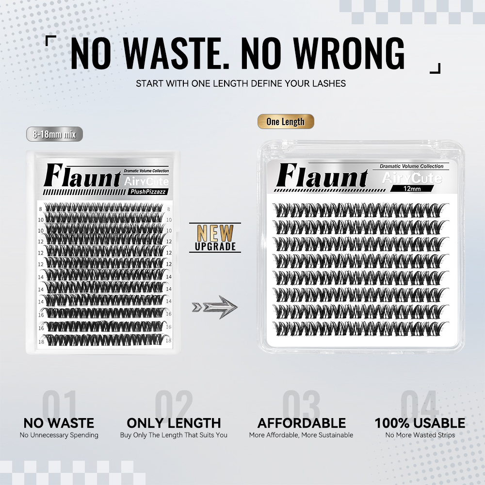 Flaunt | Dramatic Volume Collection One Length Customized Lashes Only