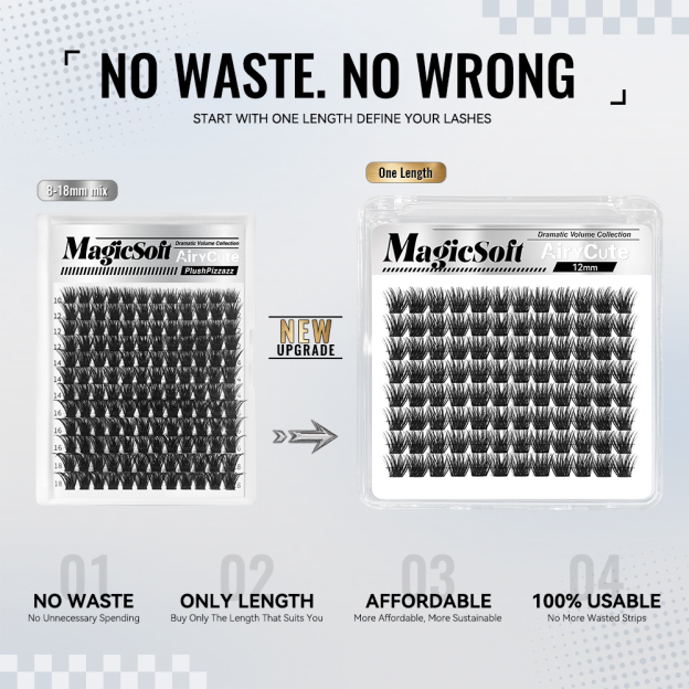 Magicsoft | Dramatic Volume Collection One Length Customized Lashes Only