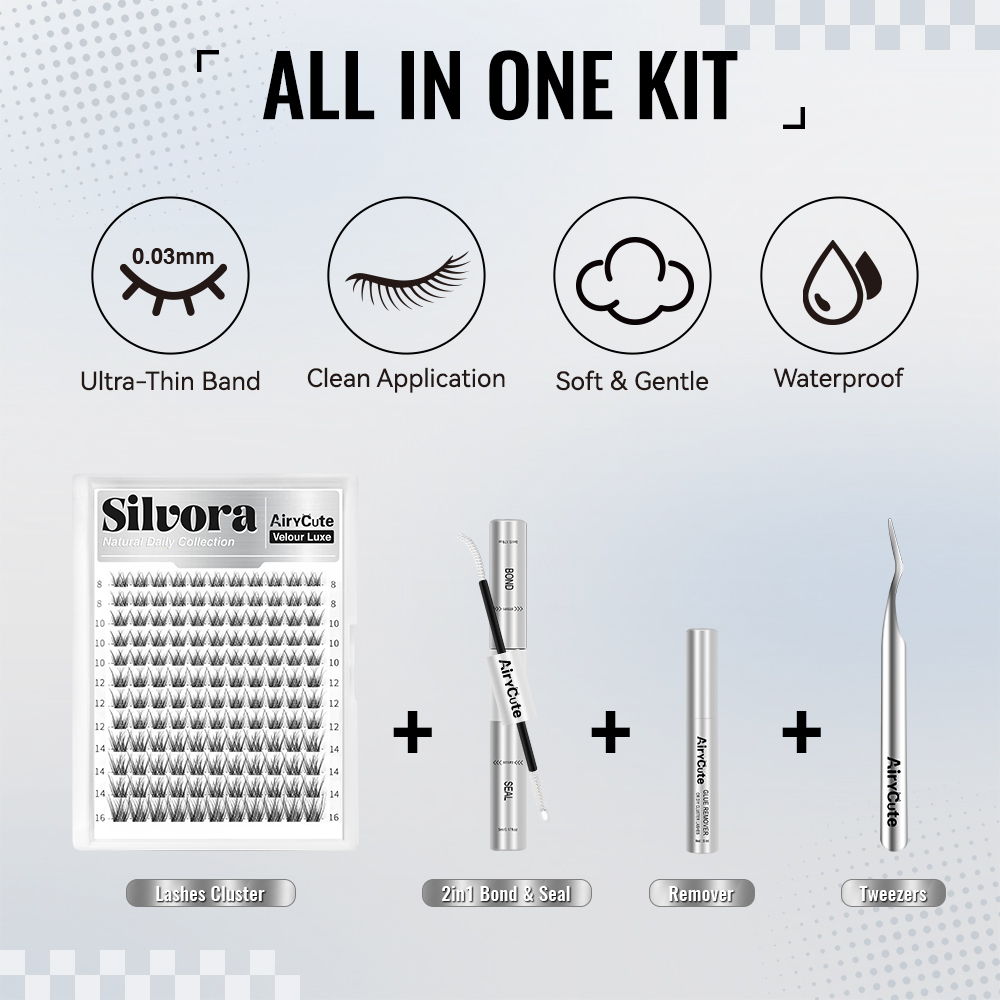 Silvora-3D | Natural Daily Collection Velour Luxe Lash Kit