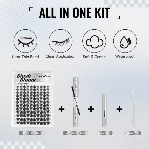 Blush Bloom | Trendy Manga Collection Lash Kit