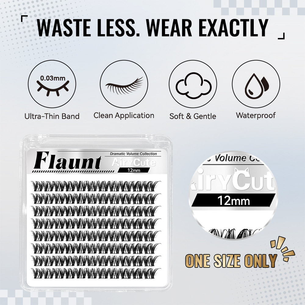 Flaunt | Dramatic Volume Collection One Length Customized Lashes Only