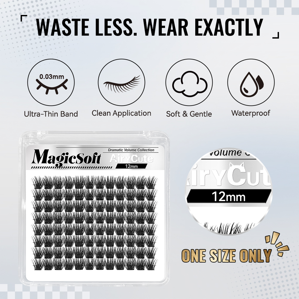 Magicsoft | Dramatic Volume Collection One Length Customized Lashes Only