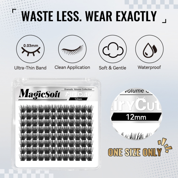 Magicsoft | Dramatic Volume Collection One Length Customized Lashes Only