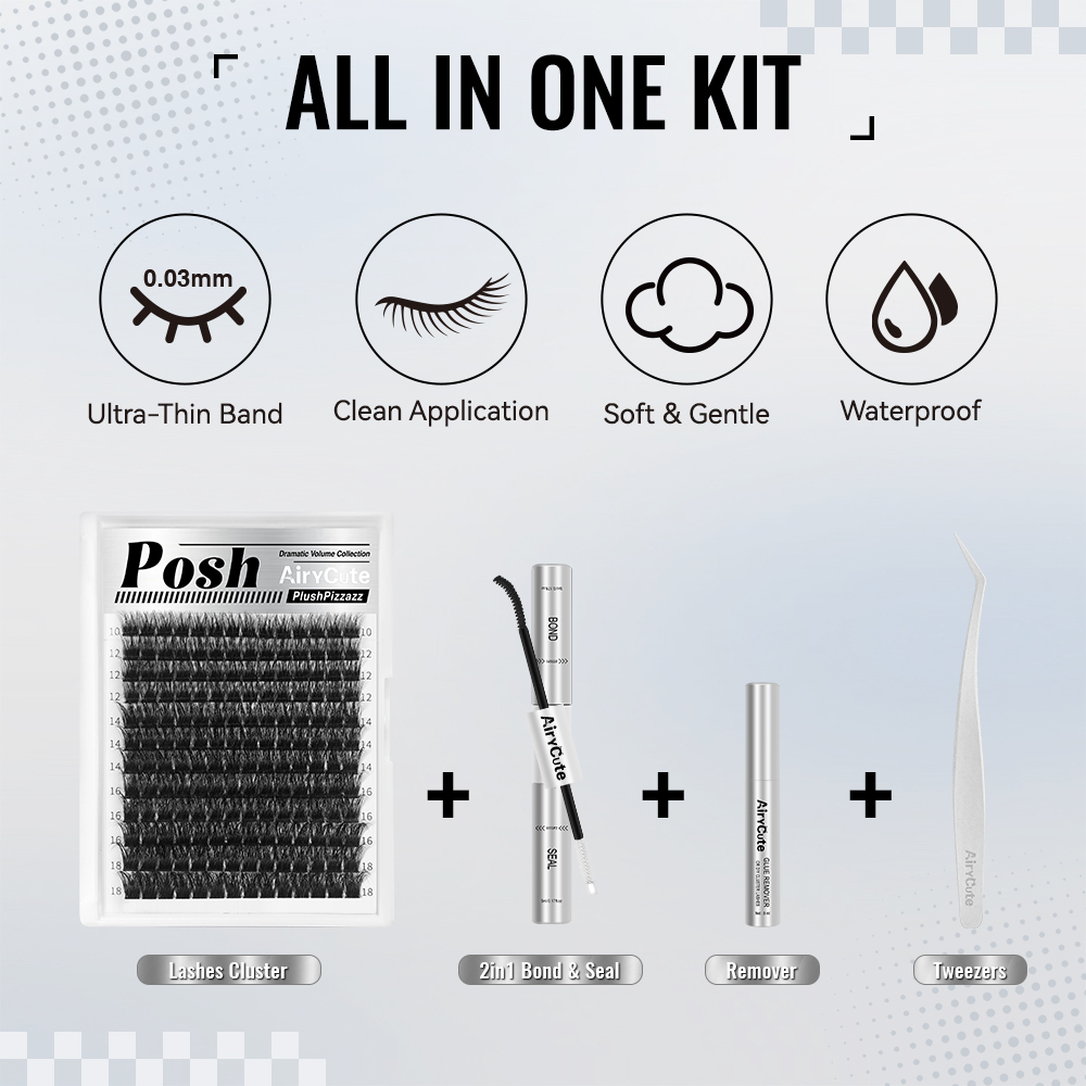 Posh | Dramatic Volume Collection Plush Pizzazz Lash Kit