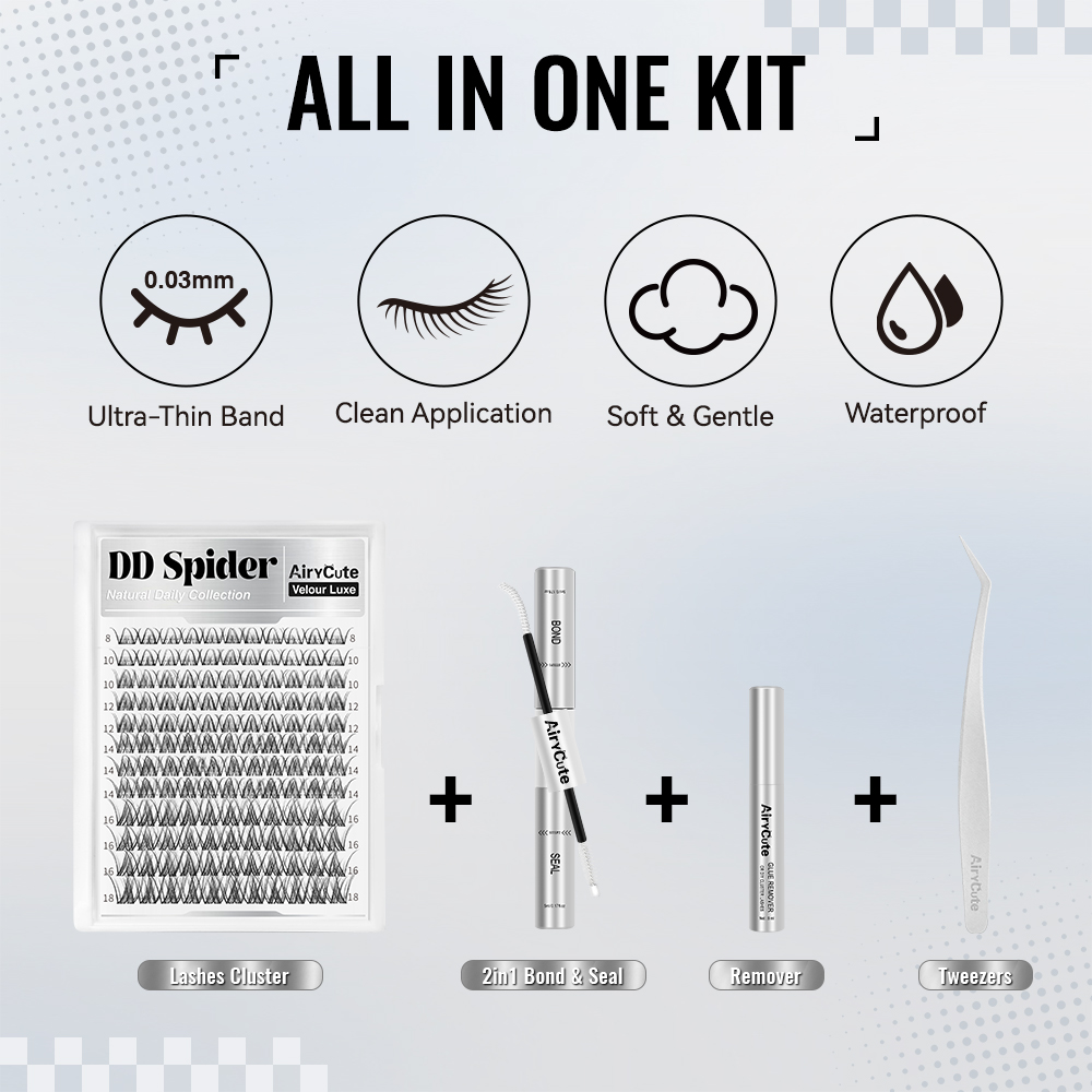 DD Spider | Dramatic Volume Collection Plush Pizzazz Lash Kit