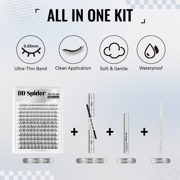 DD Spider | Dramatic Volume Collection Plush Pizzazz Lash Kit