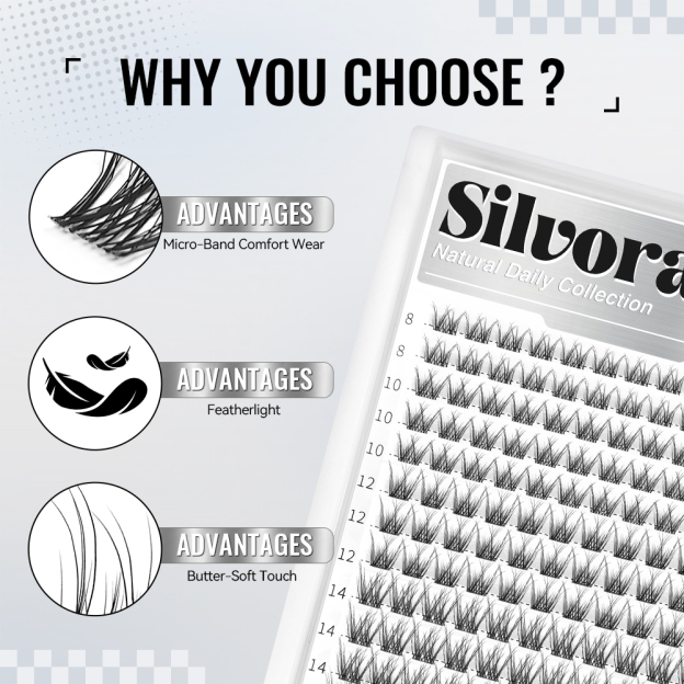 Silvora-3D | Natural Daily Collection Velour Luxe Lash Only