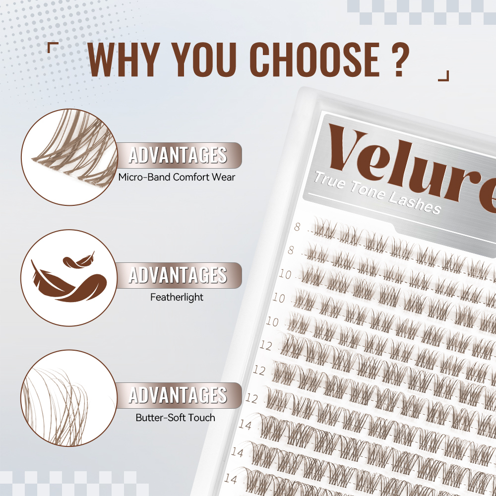 Light Brown Velure | True Tone Lashes Collection Lash Kit