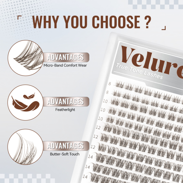 Brown Velure | True Tone Lashes Collection Lash Only