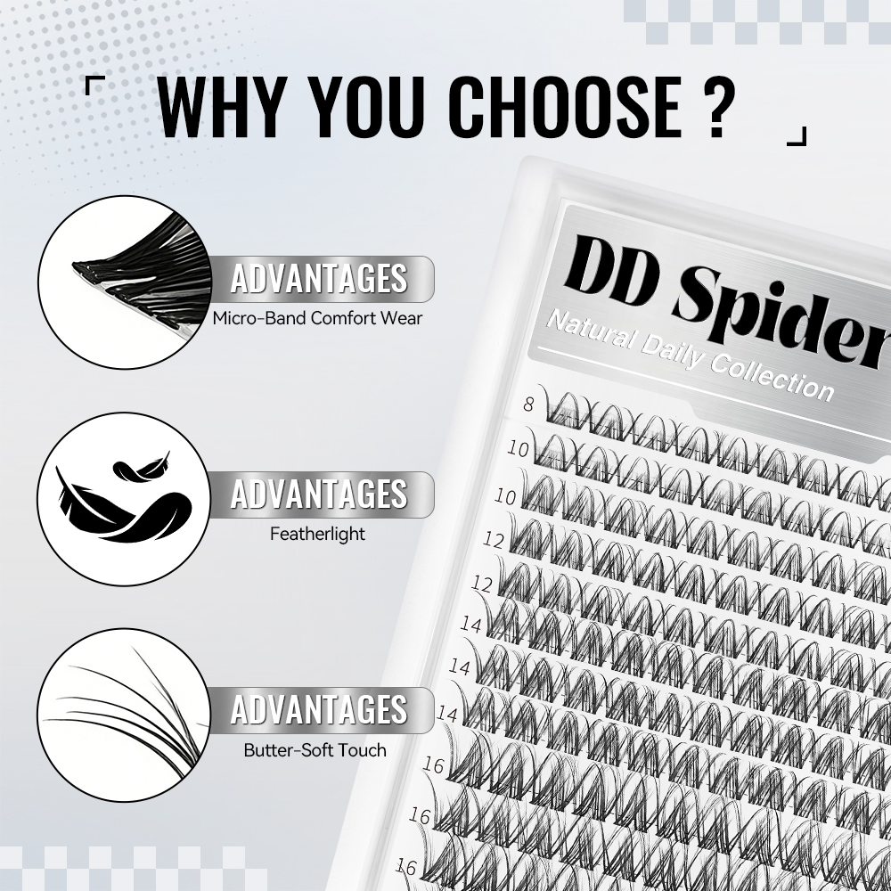 DD Spider | Dramatic Volume Collection Plush Pizzazz Lash Kit