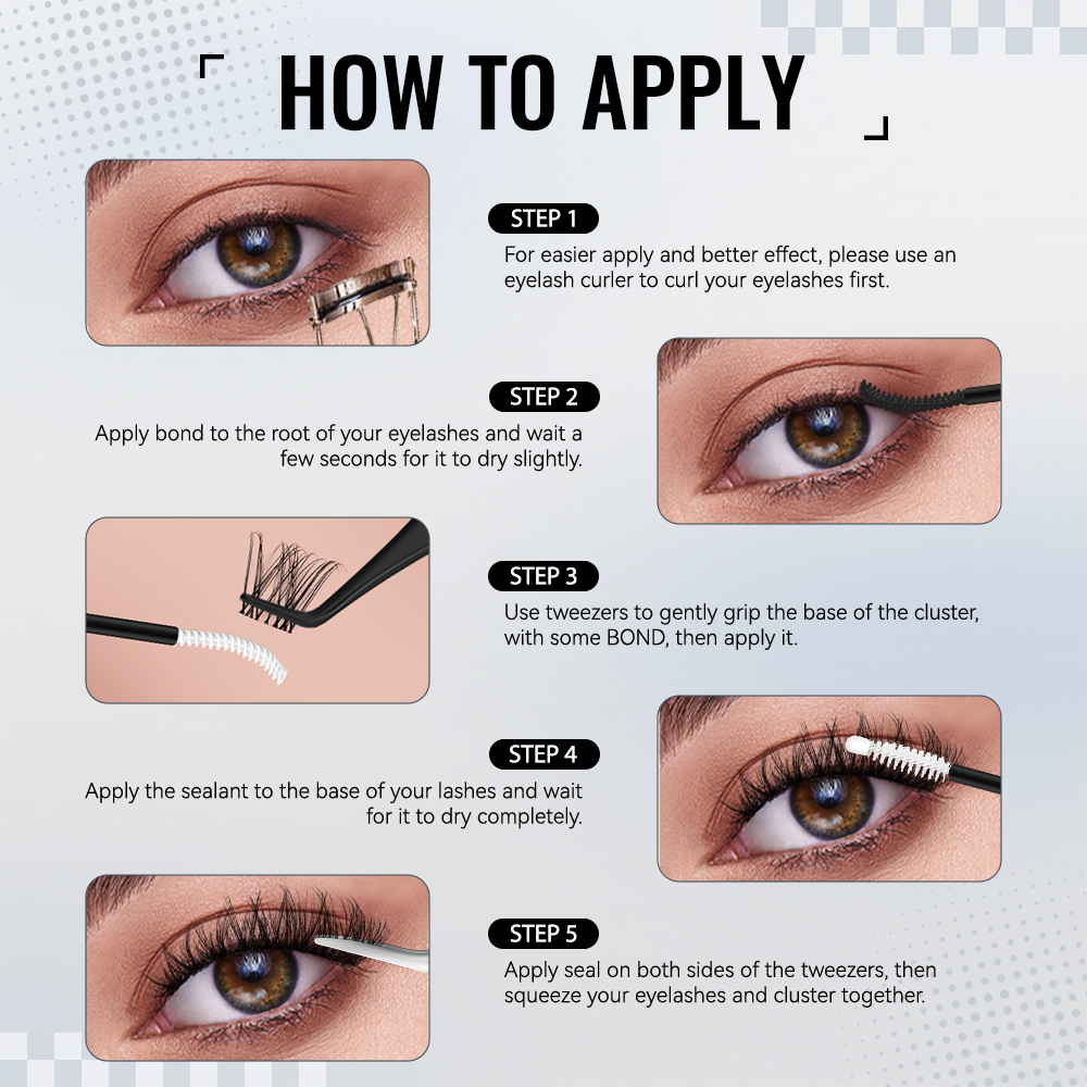 AiryCute 2 IN1 Lash Bond & Seal (Black Bond)