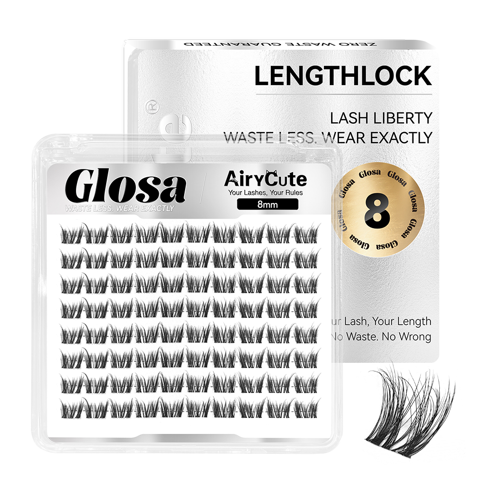 Glosa | Natural Daily Collection One Length Customized Lashes Only