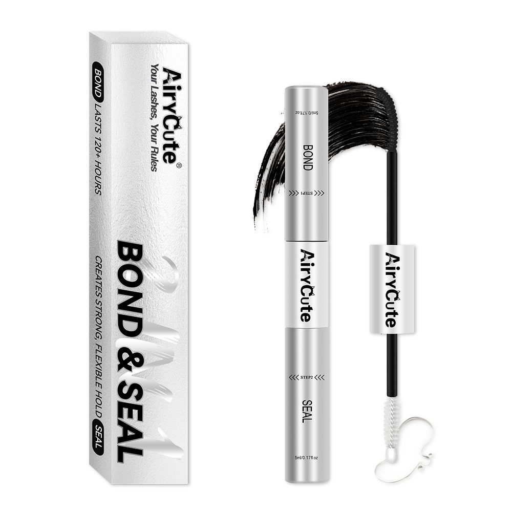 AiryCute 2 IN1 Lash Bond & Seal (Black Bond)