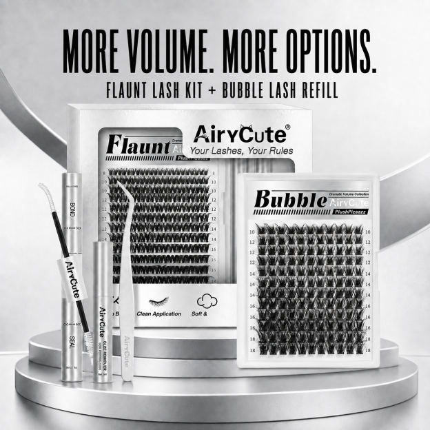 Flaunt + Bubble Volume Cluster Lash Bundle
