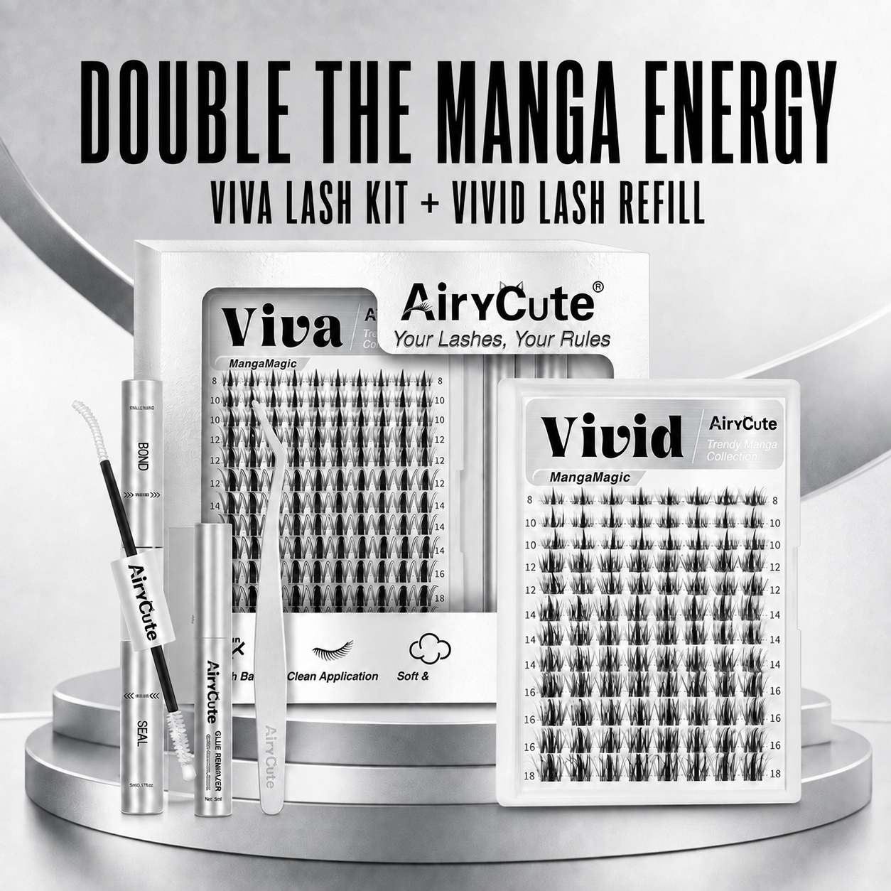 Viva + Vivid Manga Cluster Lash Bundle