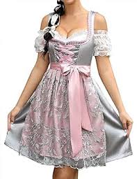 DirndlPop grau Melanie Dirndl  Bayern Kostüme für das Bierfest