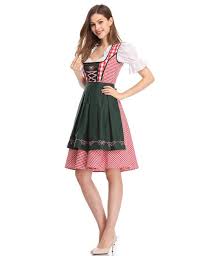 DirndlPop Rot Mila Dirndl  Bayern Kostüme für das Bierfest
